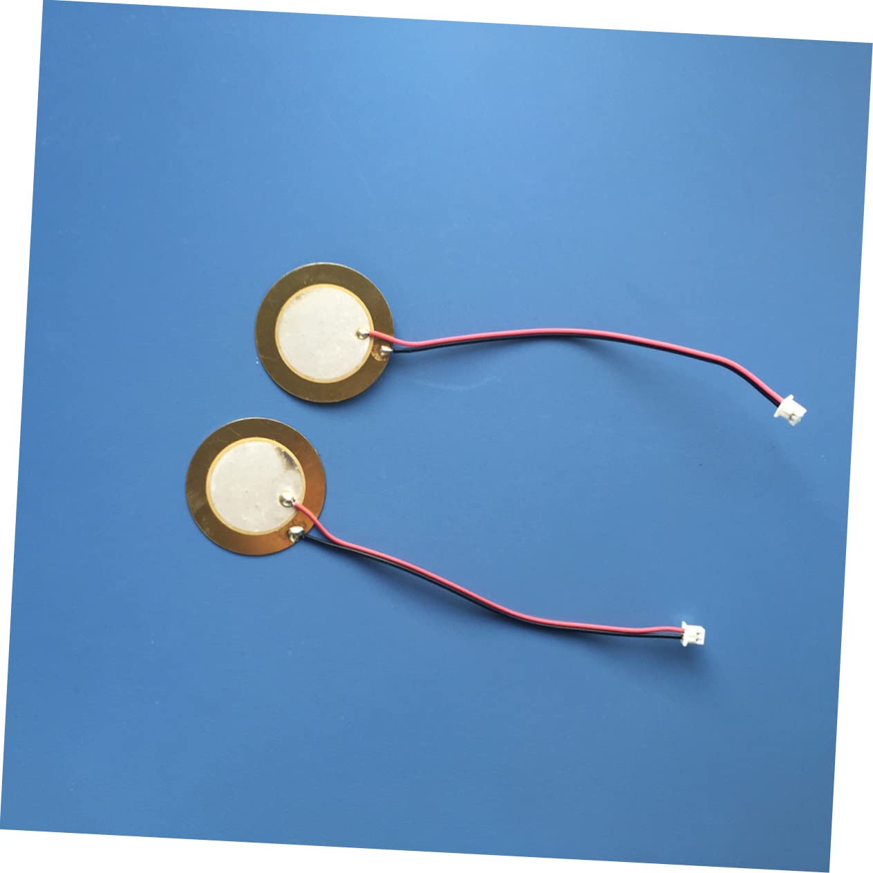 SUPVOX 27mm Piezo Disc Diaphragm Elements Buzzer Sheet Thin Light Piezoelectrico for Guitar Acoustic Instruments