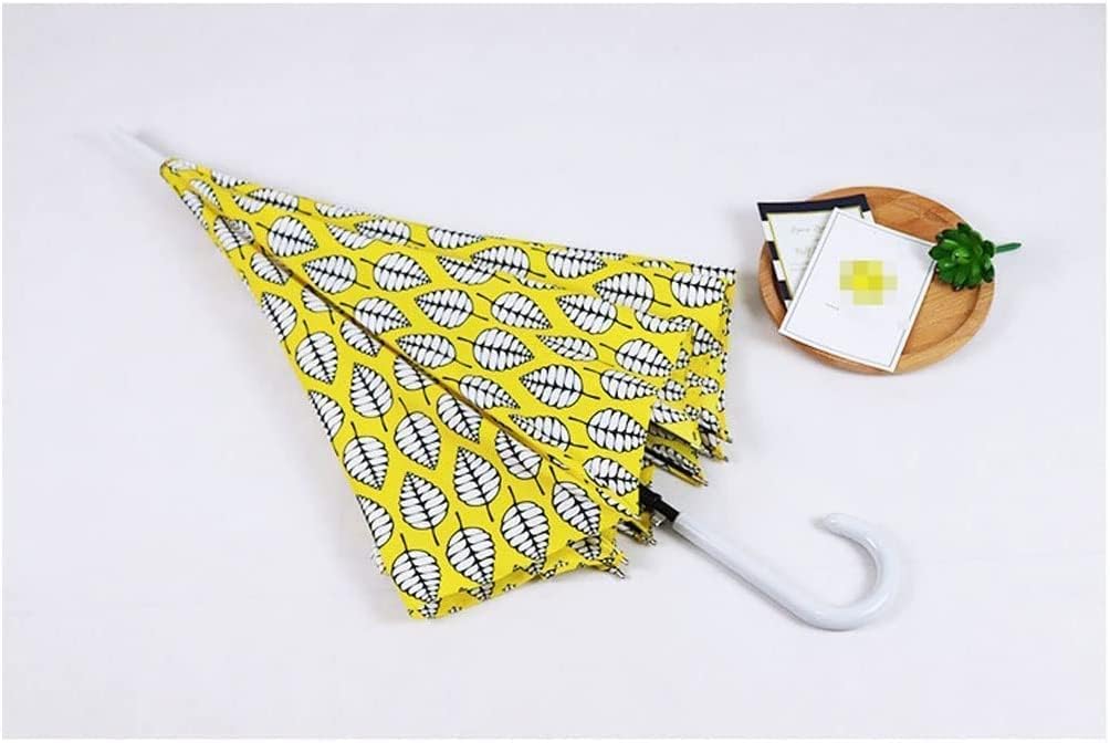 Portable Umbrella for Travel Large Oversize Canopy Vented Cane Umbrella Floral Automatic Open Stick Umbrella Umbrella Outdoor(A)