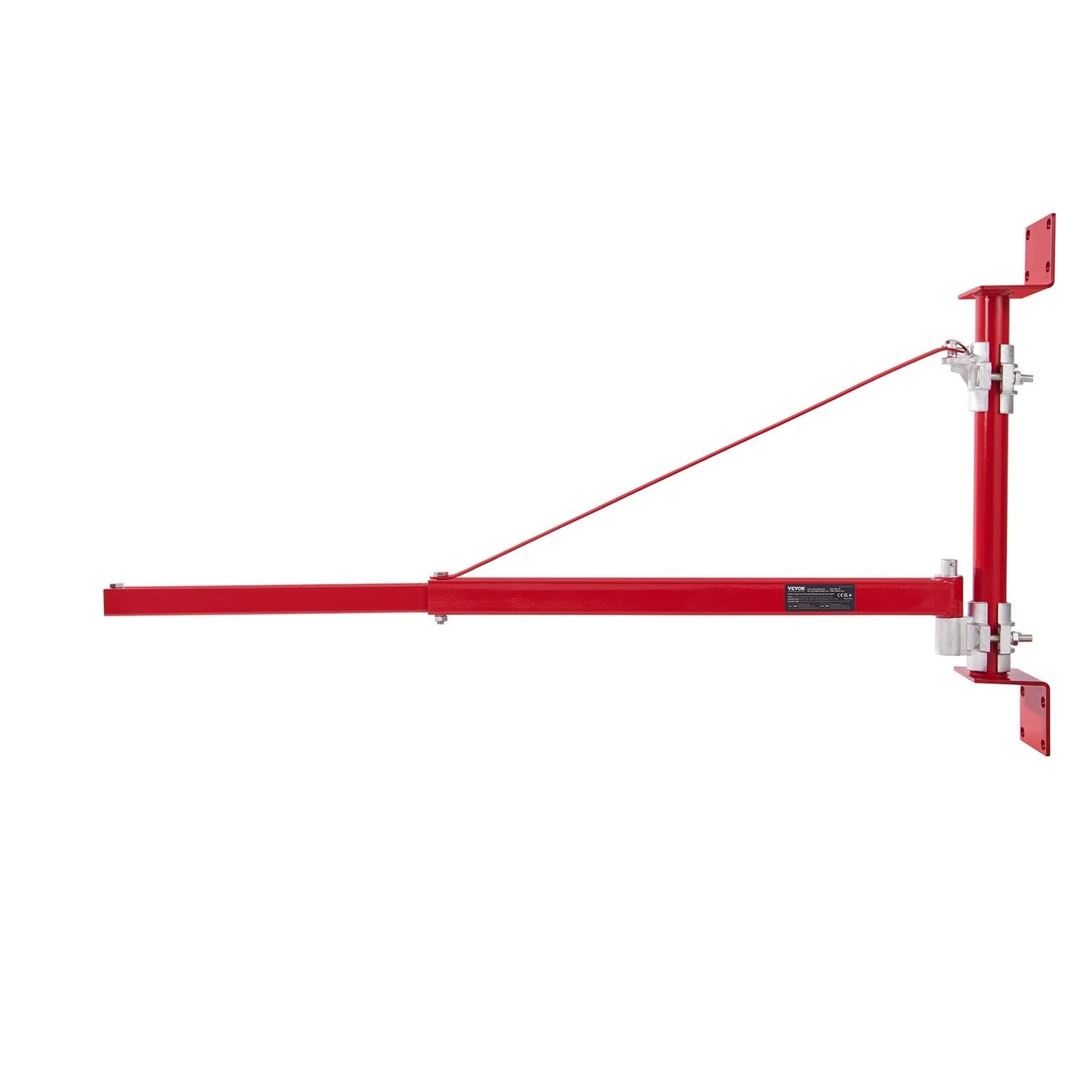 Seilhebezug Elektrischer Hebe-Stützarm-Schwenkhalter mit Stangen-Stahlrahmen, 180°-Gerüstwinden-Hebevorrichtung für Werkstattgarage flaschenzug(300-600kg)