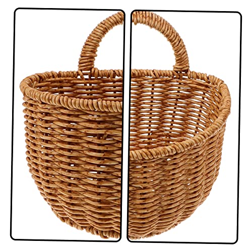 KICHOUSE 2 peças cesta de frutas vegetais, azul, cesta de armazenamento pendurada, cestas de armazen