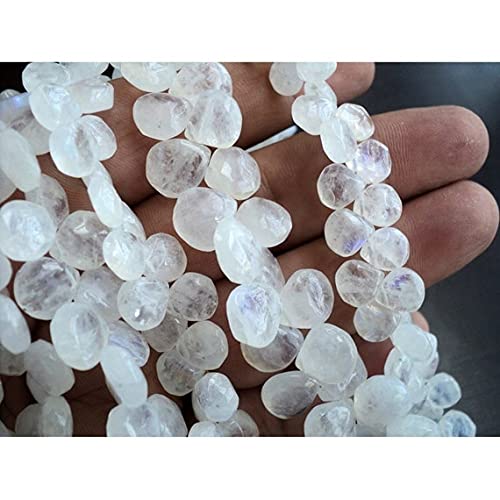 Pierre de lune arc-en-ciel naturelle LKBEADS pour fabriquer un collier bohème