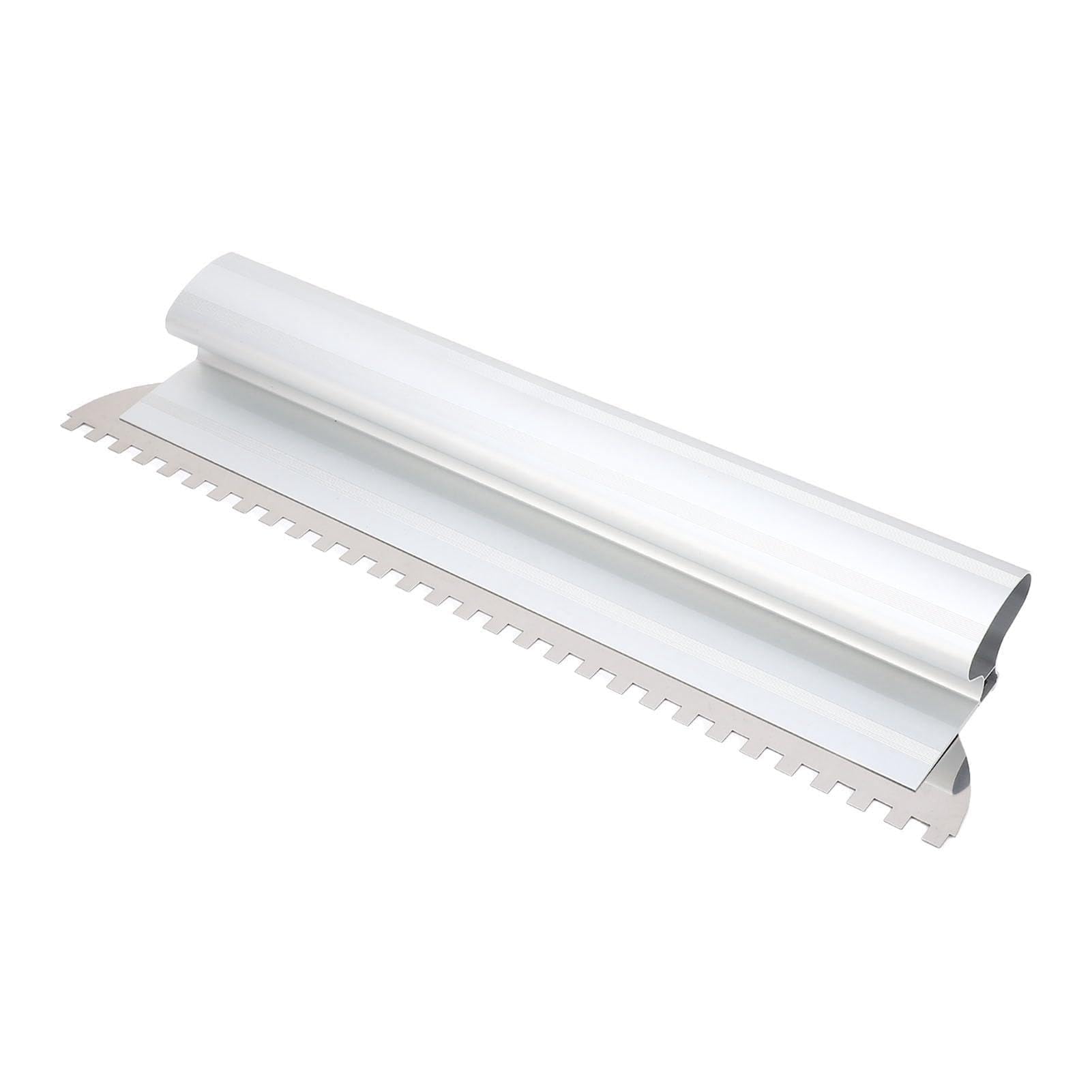 Lame en acier inoxydable durable pour truelle à encoche carrée de grand format