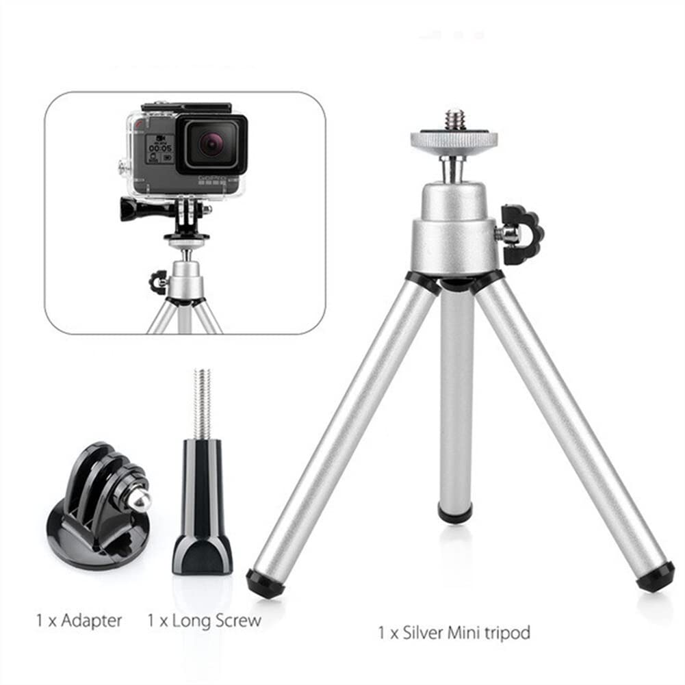 RajoNN Mini treppiedi universali Supporto per Selfie Stick Portatile per Telefono Cellulare per Gopro Hero per Smartphone Treppiede per Telefono Cellulare Proiettore Treppiede per Telefono