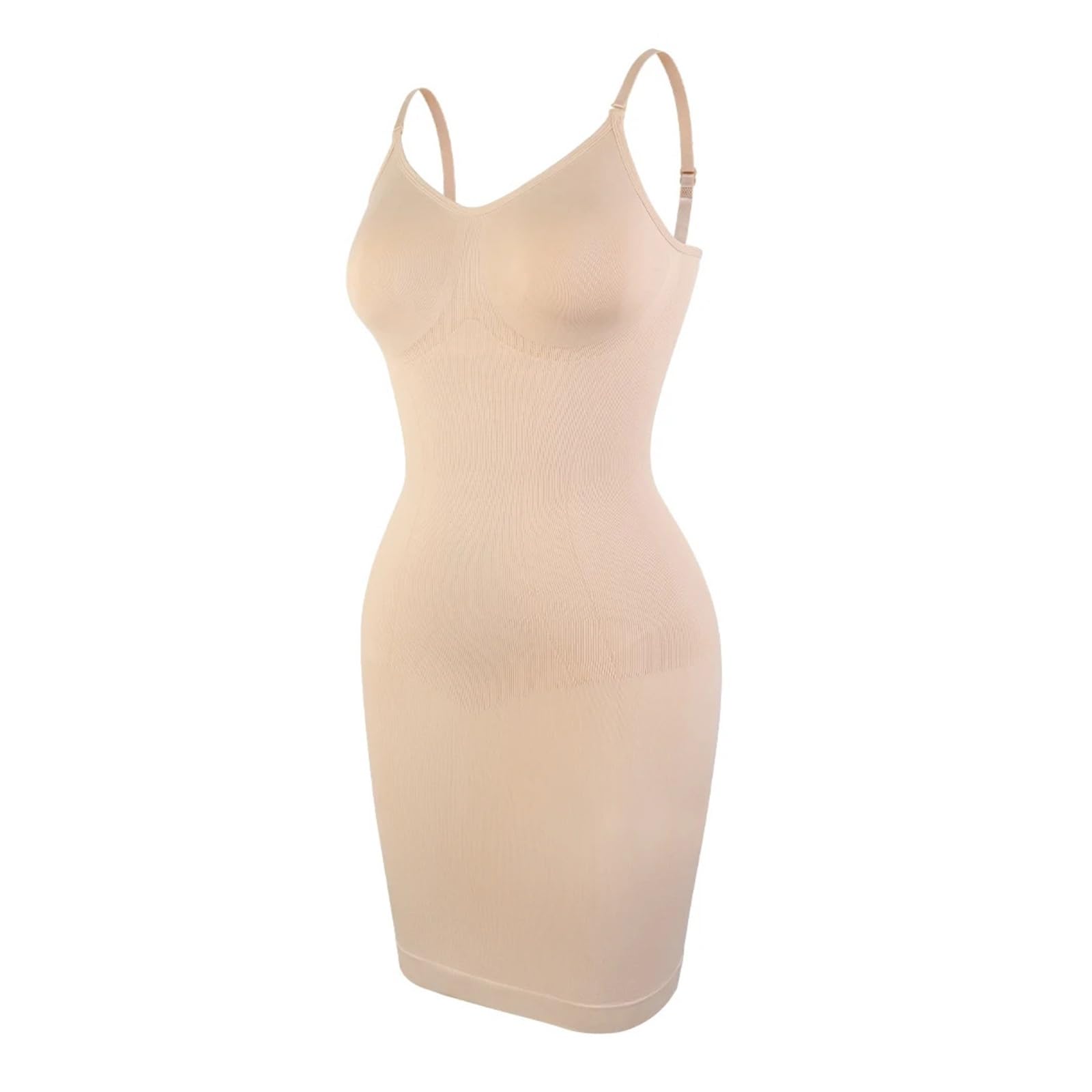 LYGBAOFUL Vestido de Cuerpo para Mujer, sin Costuras, para Debajo de los Vestidos, Delgado, Levantador de glúteos, Control de Barriga, sin Costuras