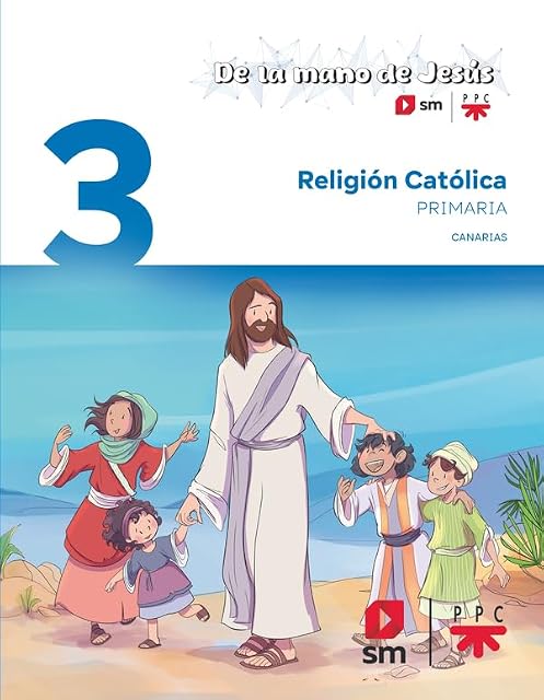 Portada de Religión 3º Primaria. Proyecto de la Mano de Jesús