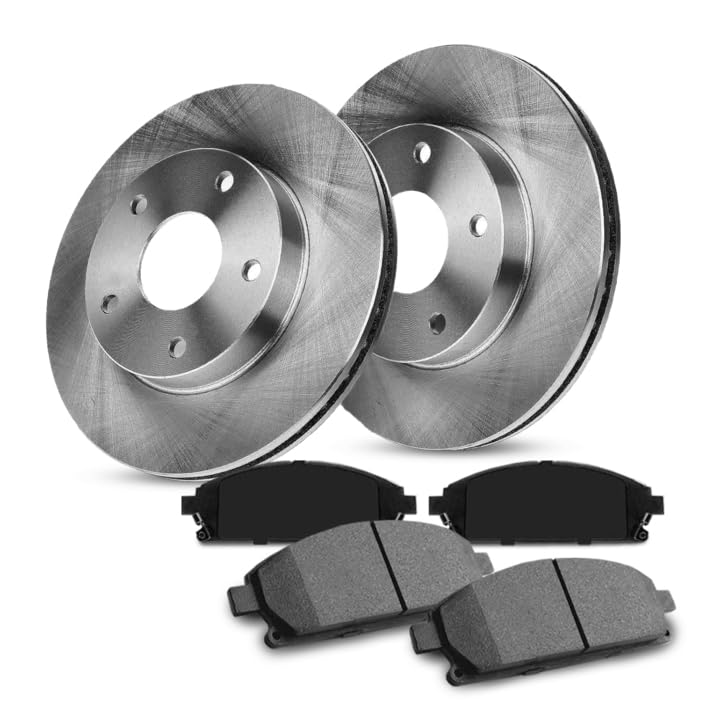 Front Ceramic Brake Pads & 296 mm Rotor Kit for 2012-2016 Honda CR-V - COMPLETESTRUTS