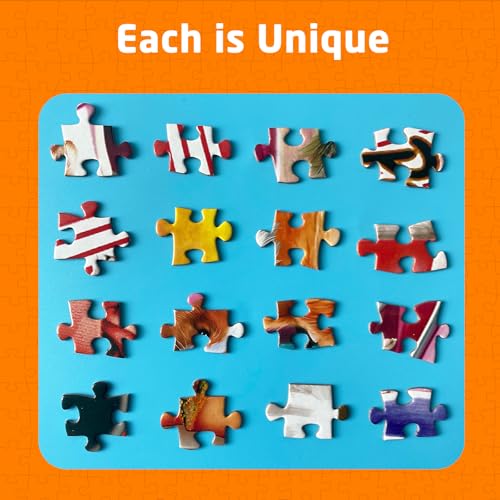 Bullglesup Puzzles für Erwachsene, 1000 Teile, Weihnachtsbäckerei-Puzzle (69,8 x 49,8 cm) – Ansicht 4