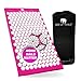 Bed of Nails, Pink Original Acupressure Mat for Back/Body Pain Treatment, Relaxation, Mindfulness