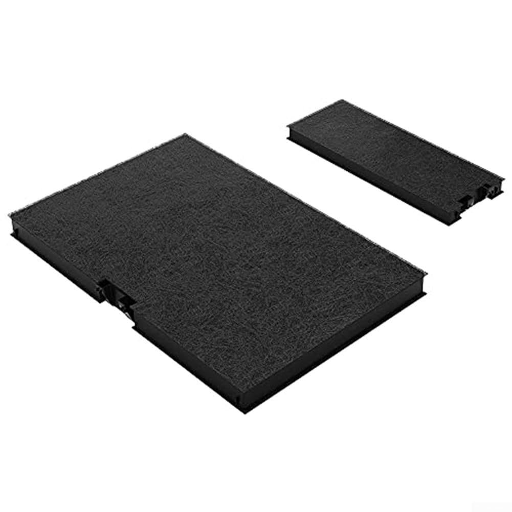 Confezione da 2 filtri a carbone attivo 250 x 90 mm per cappe da cucina
