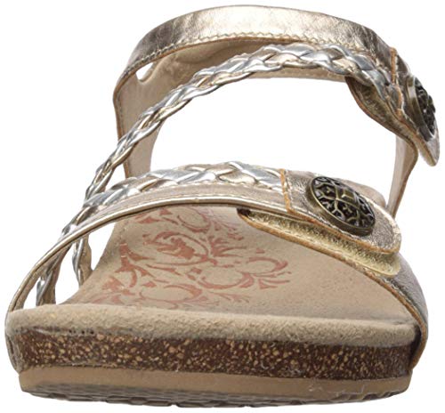 Image of Aetrex Jillian Braided Quarter Strap Arch Support Sandal