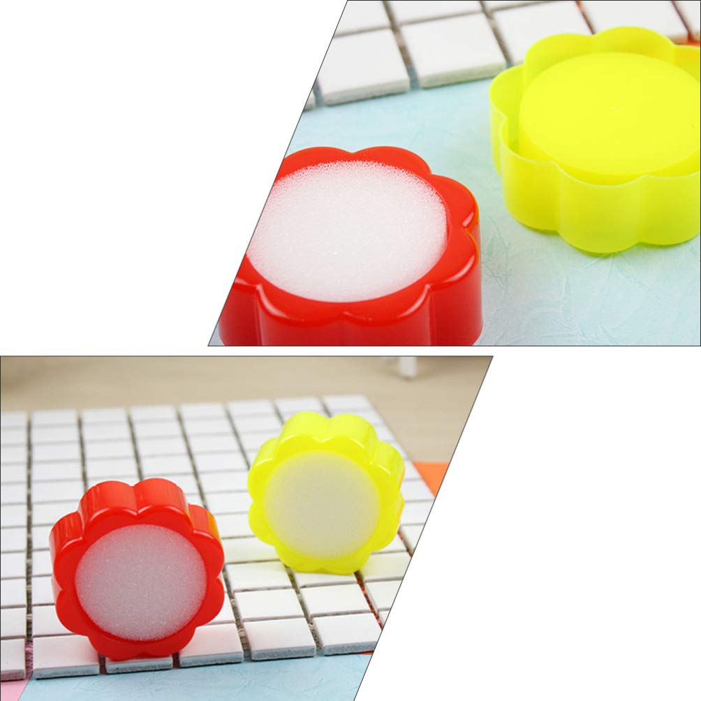 STOBOK 10Pcs Dito Umidificatore Spugna Tazza per Conteggio Soldi Cassiere Banca