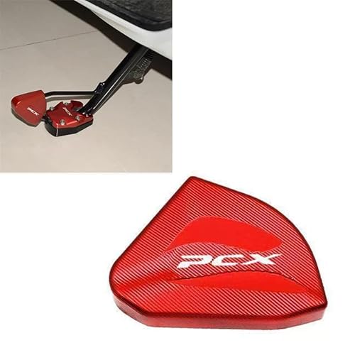 Aleyar PCX160 2025 jk05 kf47 pcx 2025年 エアロックス スタンド プレート スタンド サイドプレート セット 5色 オートバイ (レッド, 2)