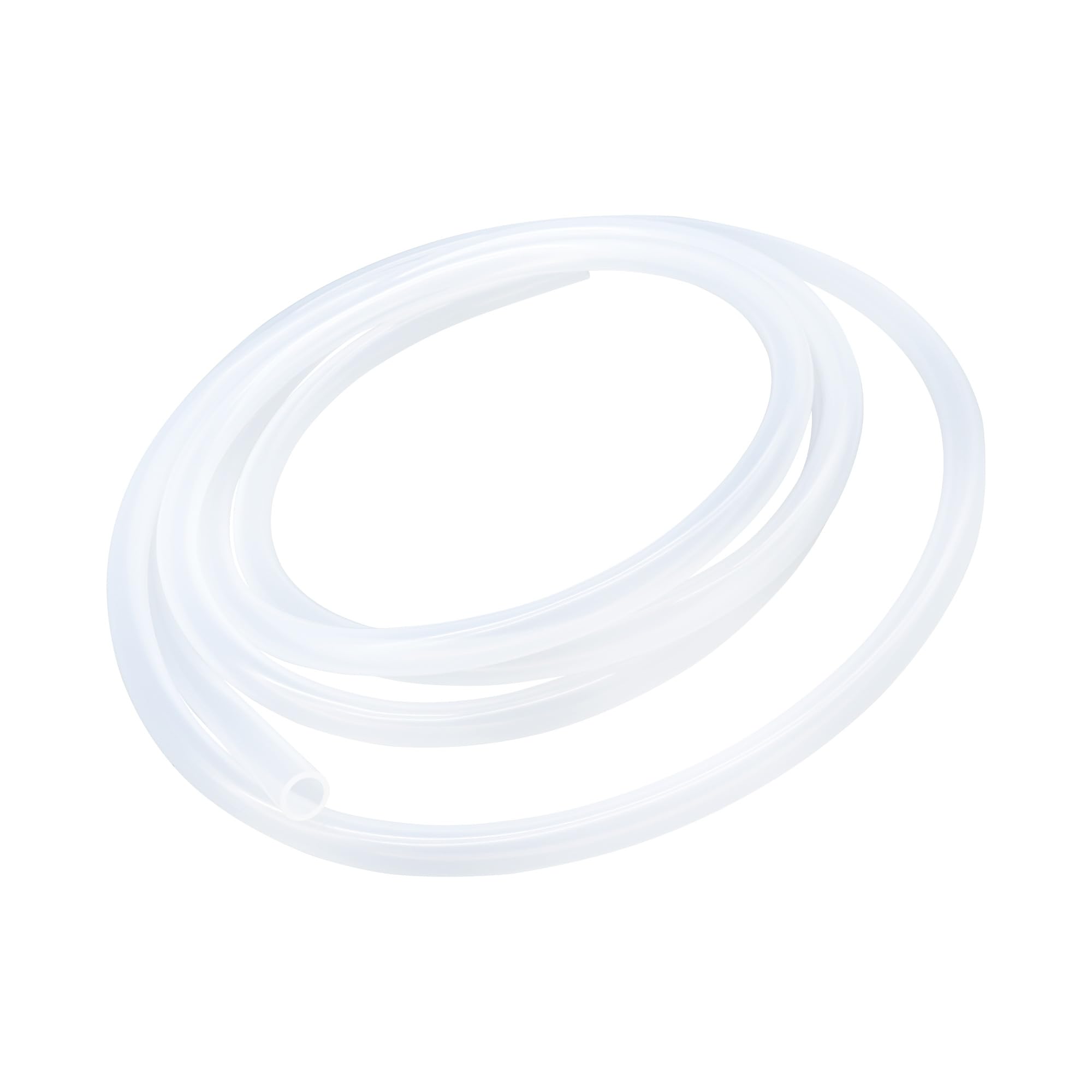 LAVMHAB Silicone Tubing Food Grade Hoses 7mm x 10mm, Length 4 Meters (13.1ft), Flexible Silicone Rubber Tube Air Hose Water Pipes