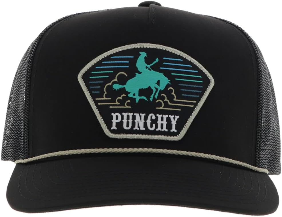 Hooey Cavvy Punchy Trucker Hat for Men – Adjustable Snapback Mesh Baseball Cap - Western Work & Casual Wear Breathable Mesh - Image 5