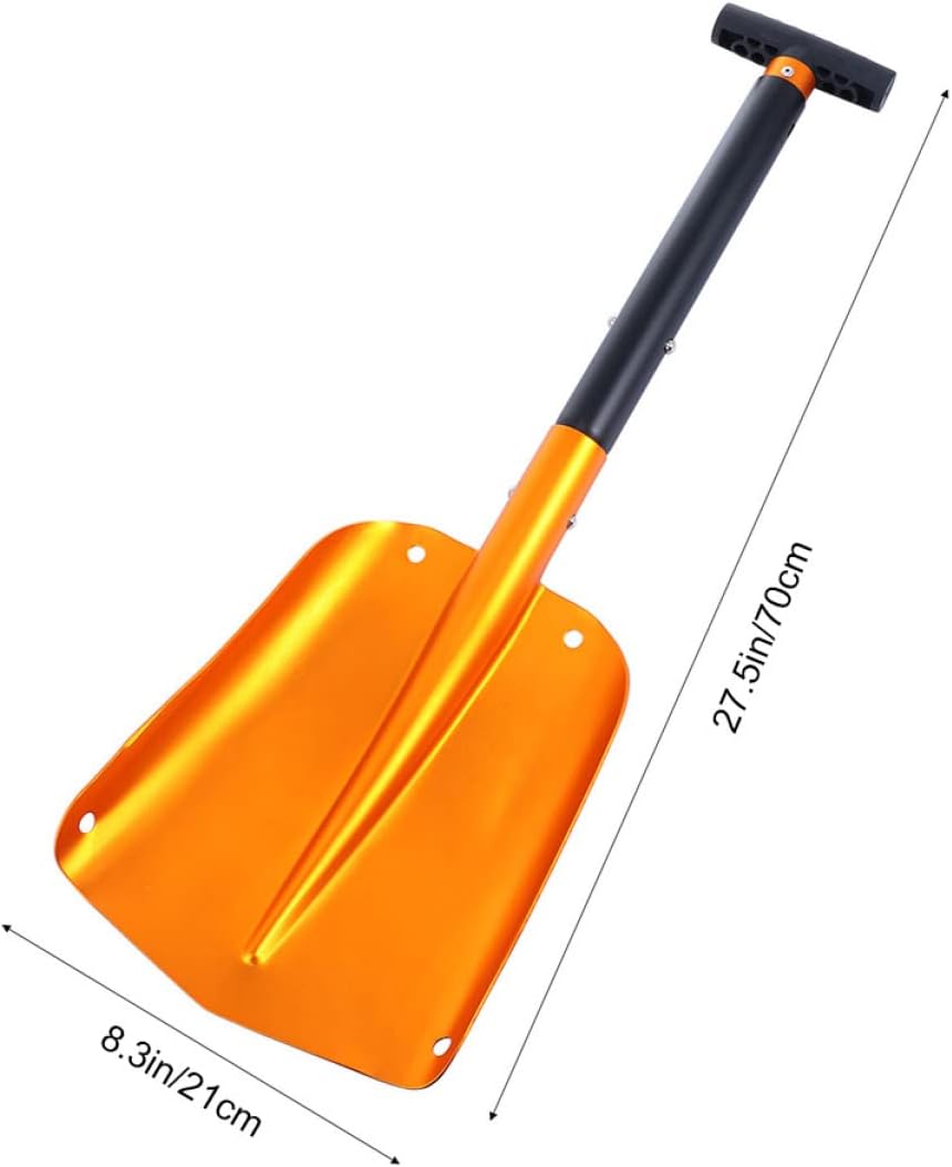 Folding Snow Shovel for Car and SUV Design for Efficient Snow Removal Compact Outdoor Camping Tool Detachable Features for Emergencies