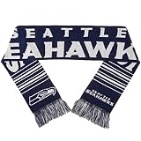 FOCO NFL Acrylic Large Wordmark Logo Scarf, Seattle Seahawks