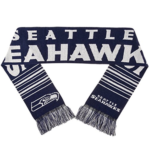 FOCO NFL Acrylic Large Wordmark Logo Scarf Seattle Seahawks