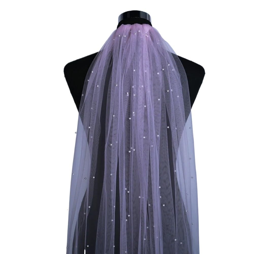 PALKSEUC Tulle Bridal Veil