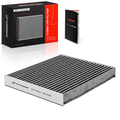 A-Premium Cabin Air Filter with Activated Carbon Compatible with Ford Mustang 2005-2014, Replace# 4R3Z19N619AA