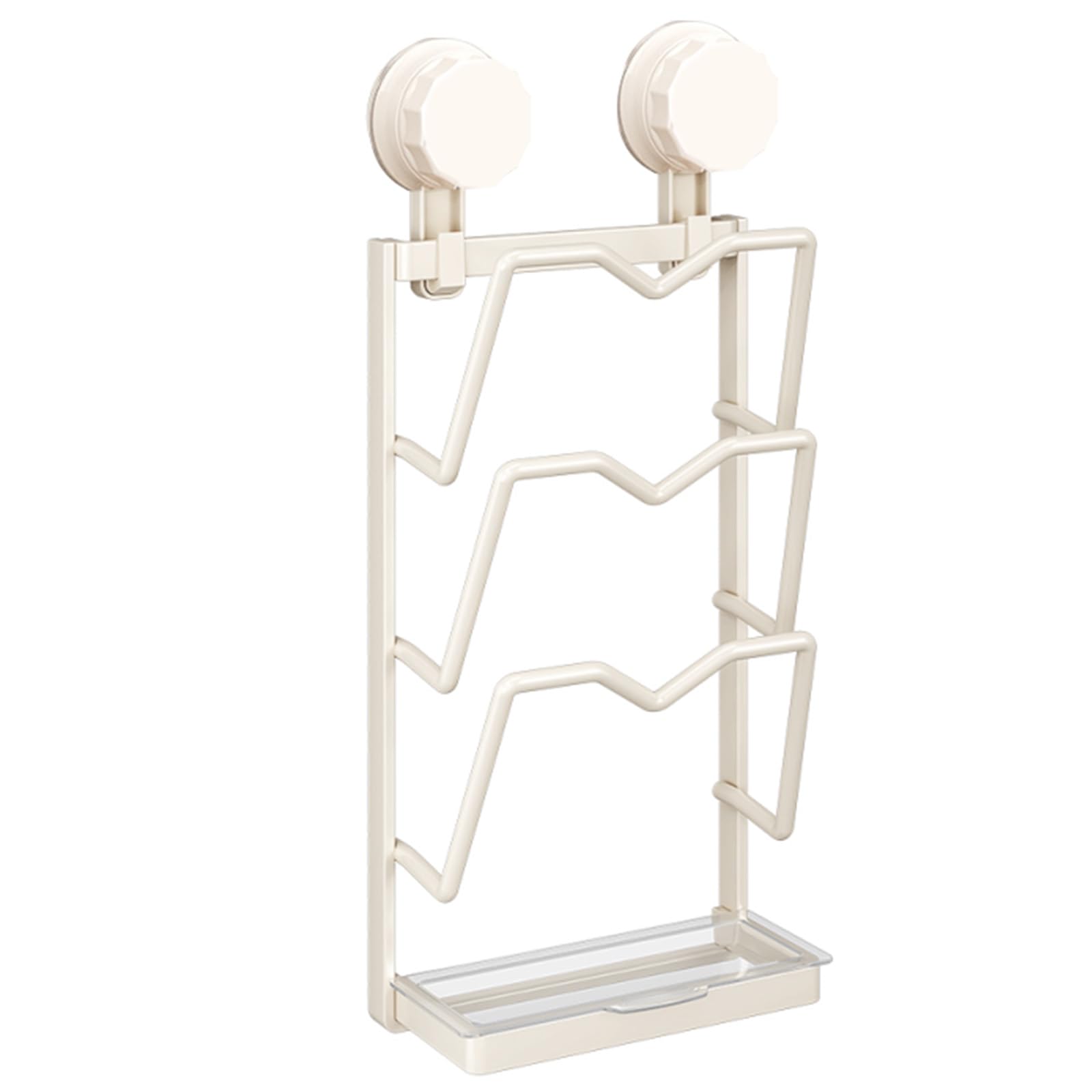MICFENY Hanging Kitchen Basket Wall Mounted Sturdy Wire Organizers for Living Room Closet 3 Grids Space Saving Designs