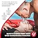 Ever Ready First Aid Adult and Infant CPR Mask Combo Kit with 2 Valves with Pair of Vinyl Gloves & 2 Alcohol Prep Pads - Red (2)