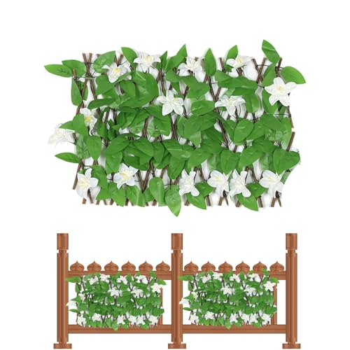 Enrejado expandible para exteriores, marco de celosía para escalada de pepinos, paneles decorativos multiusos para fondo de plantas verdes