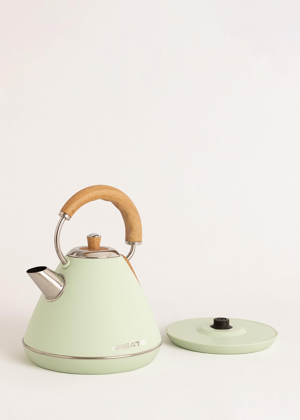 Toaster Pastellgrün mit Wasserkocher Pastellgrün 1L Retro Set