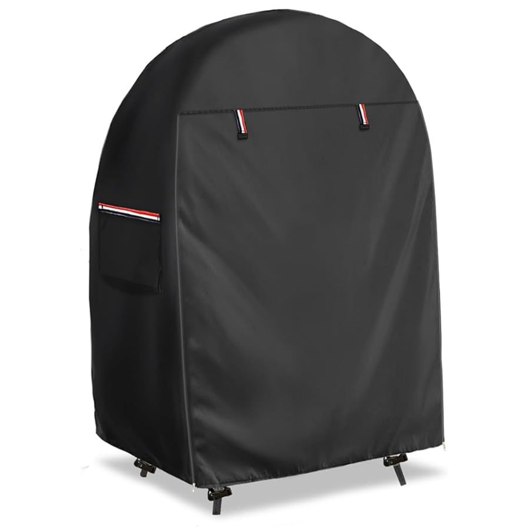 Housse de chaise en forme d'œuf 43x25x55 pouces en tissu Oxford noir