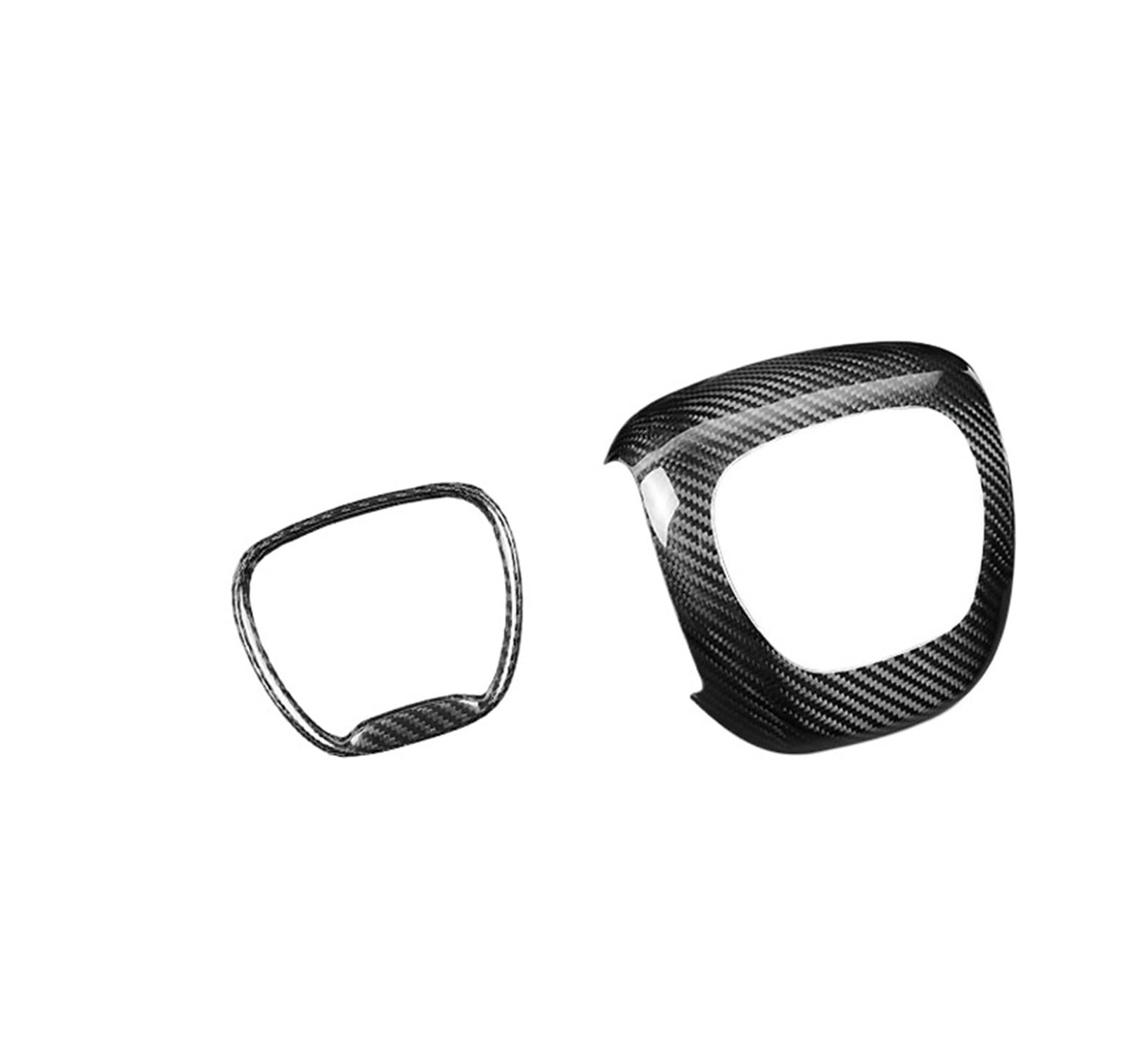Sticker Cover Trim Compatible for Dodge Challenger Durango 2015-2023 Real Hard Carbon Fiber(Type2)