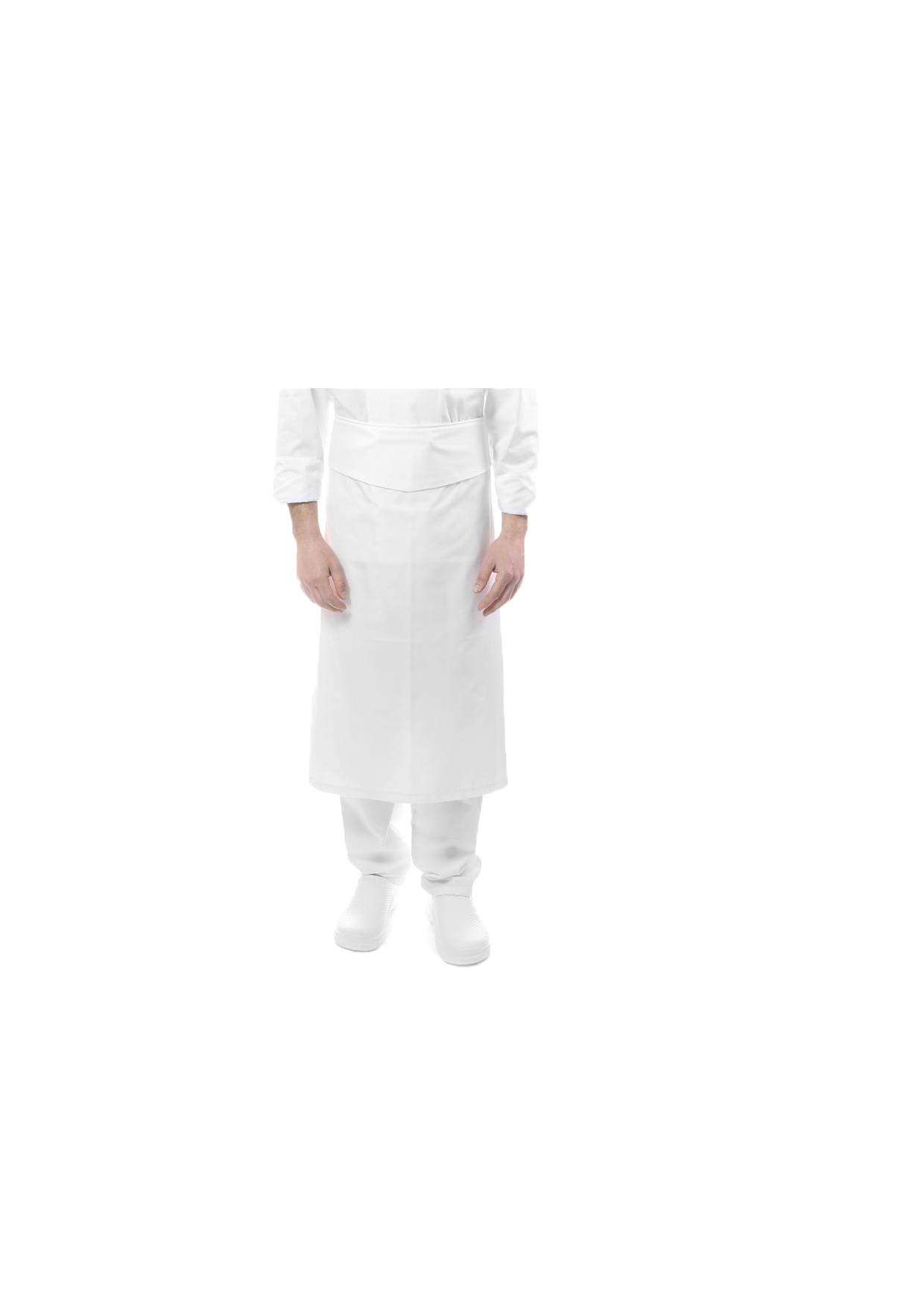Bordado Gratuito Completo Cocinero Hombre - Uniforme Chef Ejecutivo Gris Personalizable - Chaqueta, Pantalones y Delantal - Uniforme para Cocina y Restaurante - Made in Italy