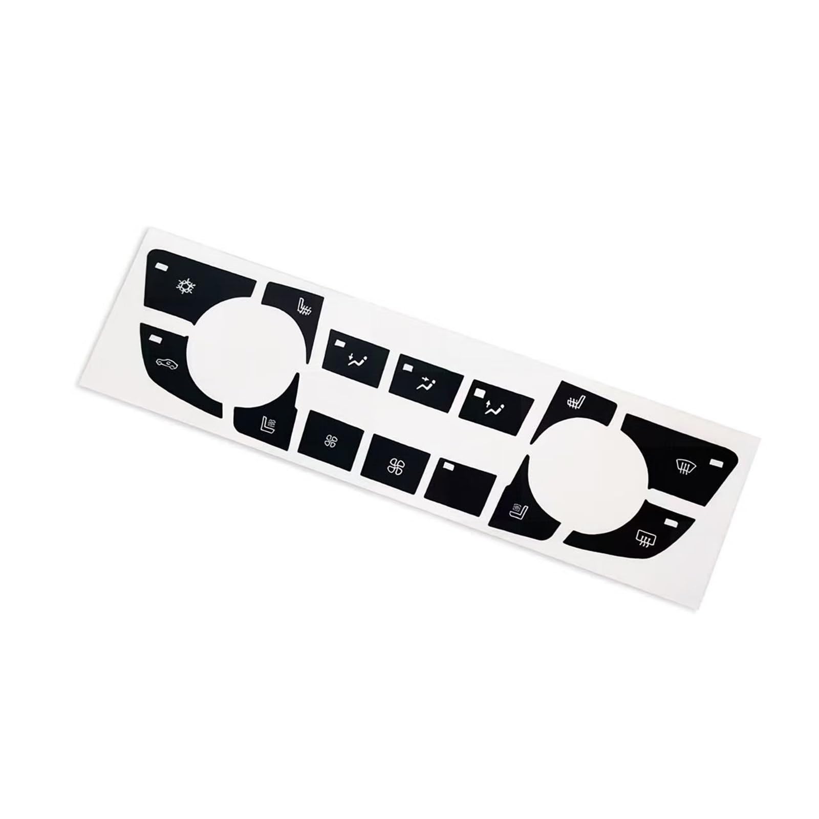 Button Repair Stickers Compatible with Buick for Regal Accessories Interior Button Sticker Climate Air Panel Replacement Parts