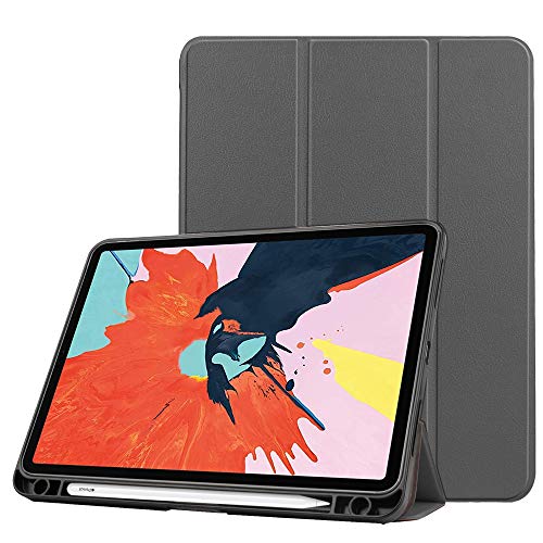 Pokaas IPad Air4 10.9 �P�[�X IPad Air4 ��4���� �J�o�[ 2020�N�H���f�� �^�u���b�g�P�[�X �O�܃X�^���h �����h�~ PU���U�[ �S�ʕی�^ ���^ �����^�ѕ֗� �}�O���b�g�J�� ��p�y���z���_�[�t�� 2020�V���f��