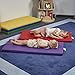 ECR4Kids SoftZone Rainbow Rest Mat, 2in, Sleeping Pad, Assorted, 5-Piece