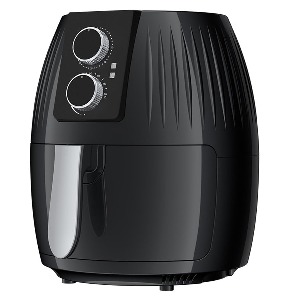 Frytkownica Powietrzna 5,5 L, Zdrowe Gotowanie Bez Oleju, Elektryczne Frytkownice Na Gorące Powietrze, Multicooker Z Kontrolą Temperatury I Czasu, Łatwe Do Czyszczenia,/Black-220V