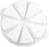 Vista 4 de Sartenes de silicona para hornear cuña, molde de silicona de 8 cavidades, moldes para tartas para quiche, pizza, brownies sin BPA