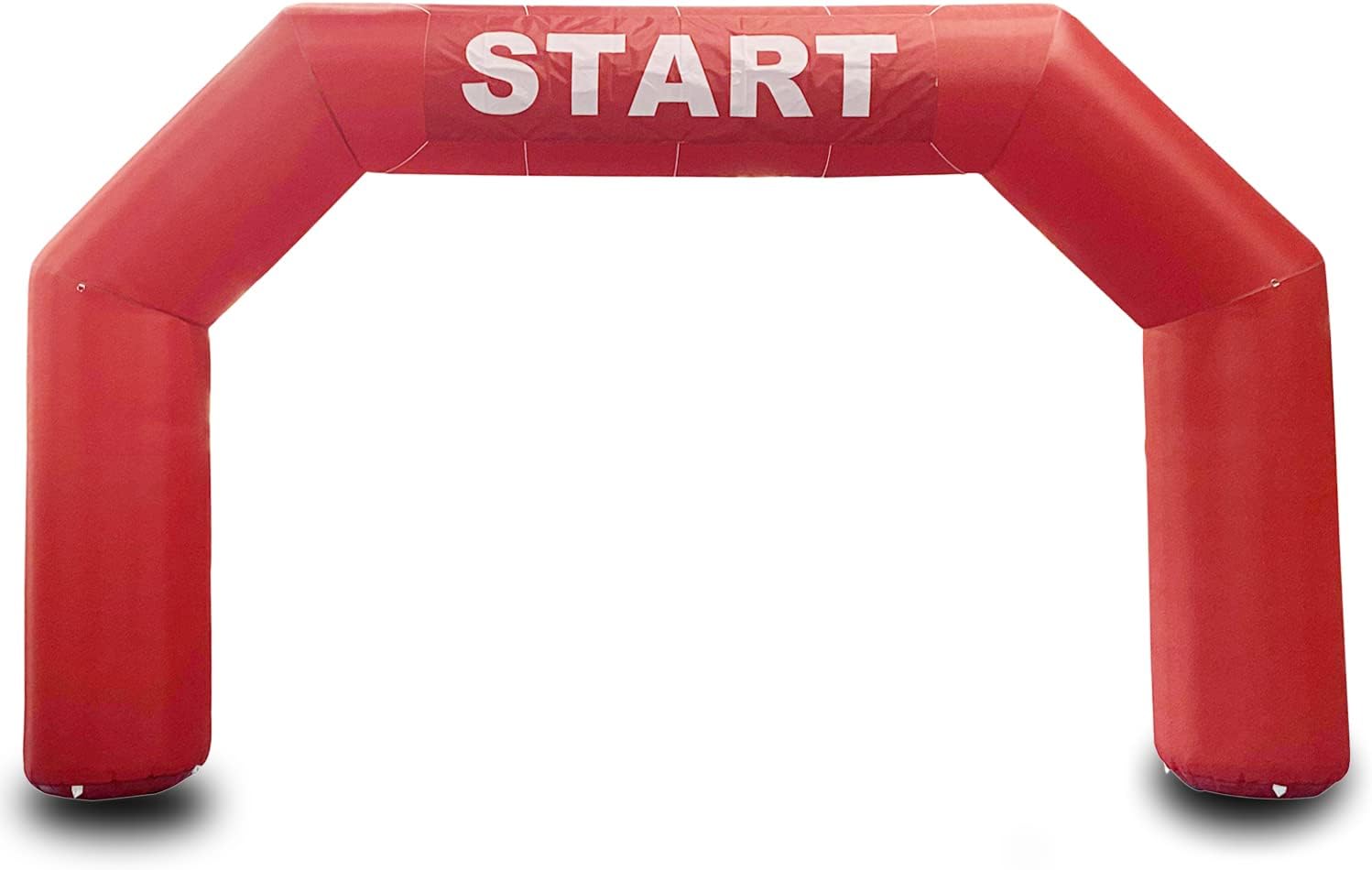 Sayok Outdoor Inflatable Arch Inflatable Archway Inflatable Start Finish Line Racing Arch Banners with Air Blower(Red, 20FT)