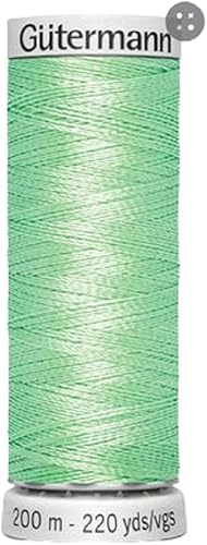 Gutermann decorativa rayón hilo de bordar, 656.2foot219yd, verde pastel