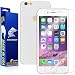 ArmorSuit Apple iPhone 6 (4.7") White Carbon Fiber Skin Back Protector Film + Max Coverage Anti-Bubble Screen Protector Compatible withith Apple iPhone 6 (4.7") - HD Clear