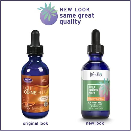 Miniatura 10 de Life-flo Gotas de yodo Plus  150 mcg de yodo por porción  Apoyo saludable para la tiroides la energía y el metabolismo  Formulado para una alta