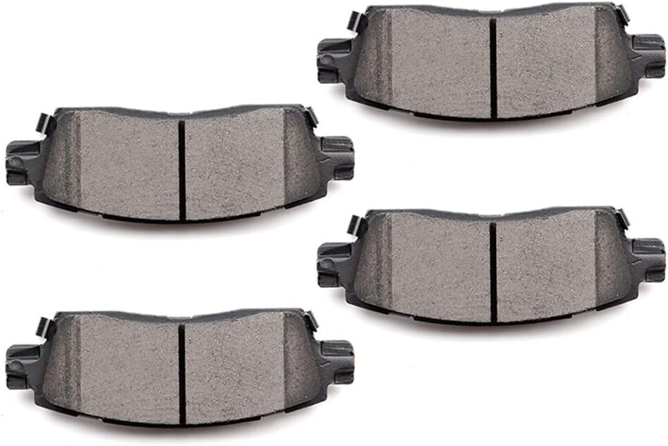 AUTOMUTO 4PCS Rear Ceramic Disc Brake Pads Set D883 For Buick Enclave For Cadillac XTS For Chevrolet For GMC Acadia Envoy For Isuzu Ascender For Oldsmobile Bravada For Saab 9-7x For Saturn Outlook