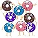 ArtCreativity Bendable Donut Figures, Set of 12, Bendable Toys for Kids, Donut Party Favors for Boys and Girls, Stress Relief Fidget Toys for Kids, Goodie Bag Stuffers, and Pinata Fillers