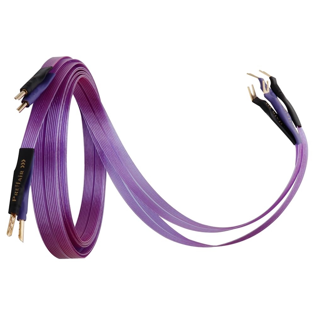HiFi OCC kabel głośnikowy Hi-End pasek z czystej miedzi z ząbkowanymi wtyczkami bananowymi Y kabel wzmacniacz głośnika C