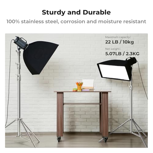 Support d'éclairage pliable de 280cm pour flash cobra et accessoire photo studio - 6