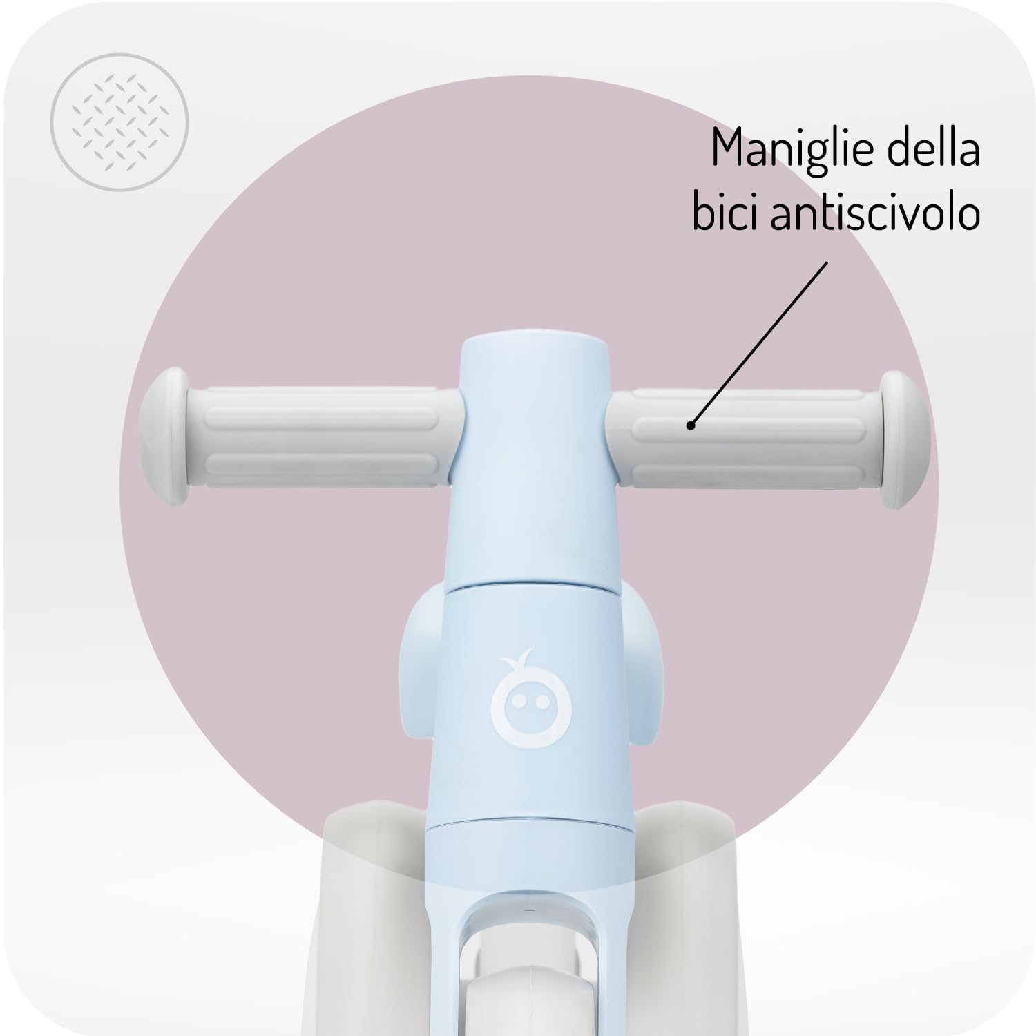 Triciclo senza pedali per bambini MoMi TEDI per bambine e bambini (peso massimo 25 kg), mini bicicletta senza pedali con ruote in plastica resistenti alla foratura, telaio in metallo leggero - 1,2 kg