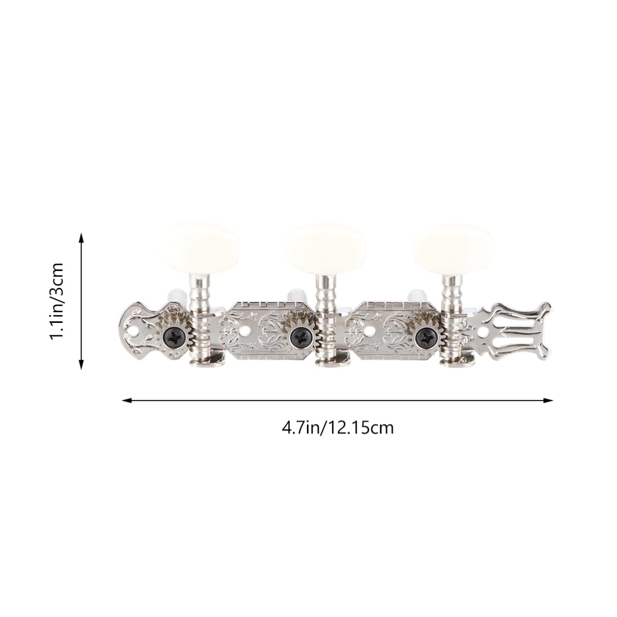 GOOHOCHY 1Pcs Guitar Tuning Pegs Metal Resin Classic Guitar Knob for Left Handed Use Durable String Winder with Strong Grip and Enhanced Sound for Musicians and Guitarists