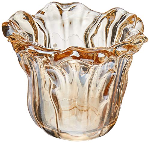 Vaso em Vidro Mart Champanhe Mart Collection