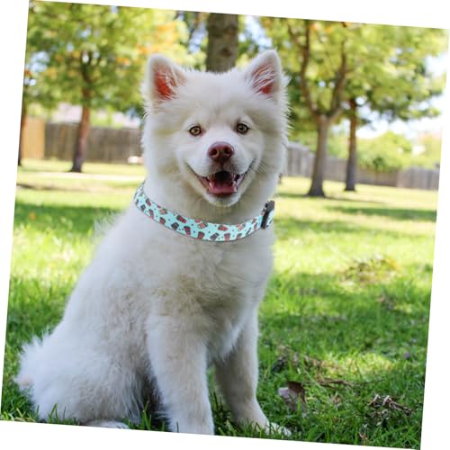 BAZEITFLOW Verstellbares Gepolstertes Hundehalsband Aus Strapazierfähigem Material Mit Schnellverschluss Schnalle Für Outdoor-aktivitäten Und Feste Erhältlich