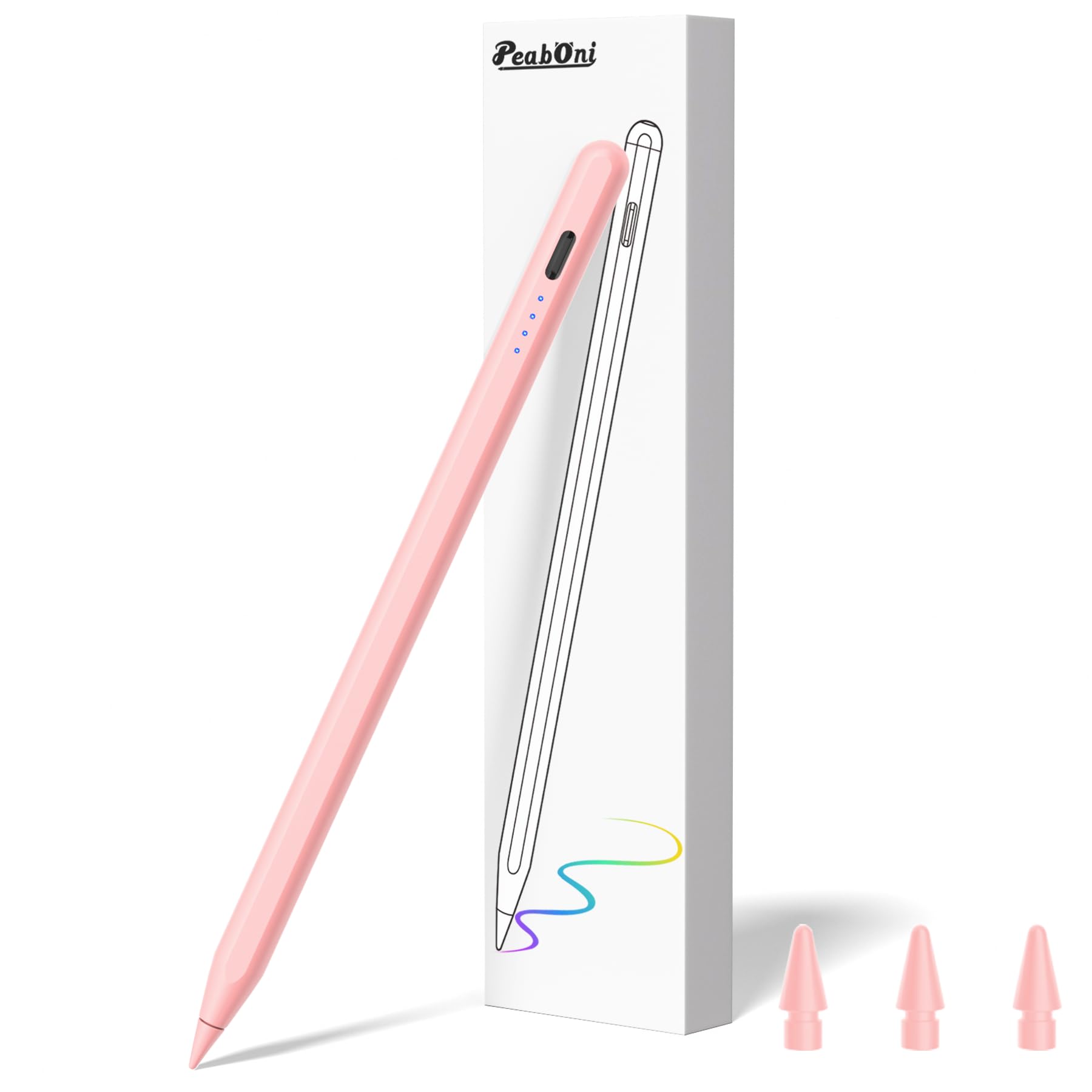 Amazon.co.jp: Peaboni タッチペン ipad ペン 第2世代 15分急速充電