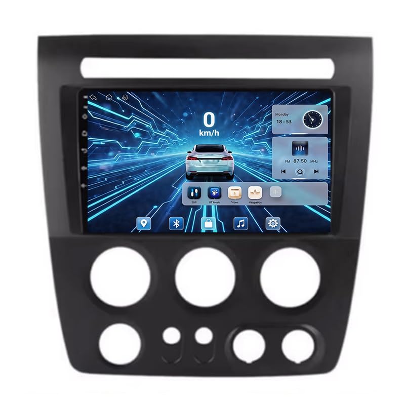 Autoradio Android Hummer H3 compatible écran tactile 9'' pour remplacer votre lecteur d'origine