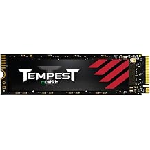 Mushkin Tempest 1TB PCIe Gen3 x4 NVMe 1.4 M.2 2280 Internal Solid State Drive SSD 3D NAND Flash - MKNSSDTS1TB-D8
